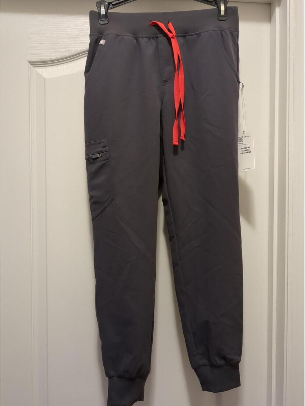 NWT FIGS Zamora Joggers Charcoal Gray Women Scrub Pants Sz XS Petite Brand New